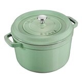 Staub 雙耳圓形鑄鐵深湯鍋 含鋼頭鍋蓋 24公分 Staub 雙耳圓形鑄鐵深湯鍋 含鋼頭鍋蓋 24公分