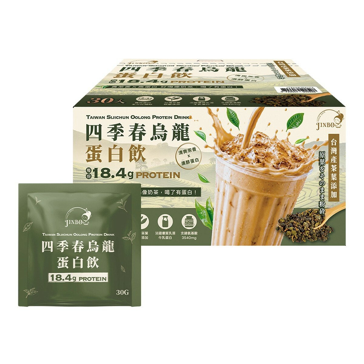 金博家 四季春烏龍蛋白飲 30公克 X 30包 金博家 四季春烏龍蛋白飲 30公克 X 30包