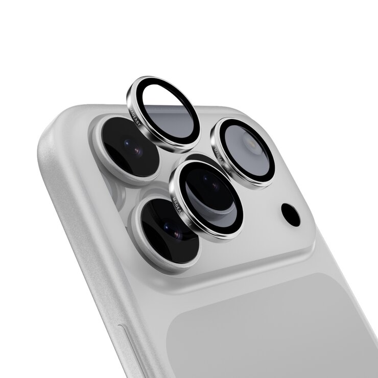 MAGEASY Odyssey Stand M 超軍規防摔磁吸支架手機殼 iPhone 17 Pro Max(珊瑚) + 鏡頭保護貼Lenz 鈦合金(鈦白) + Vetro 9H 鋼化玻璃保護膜