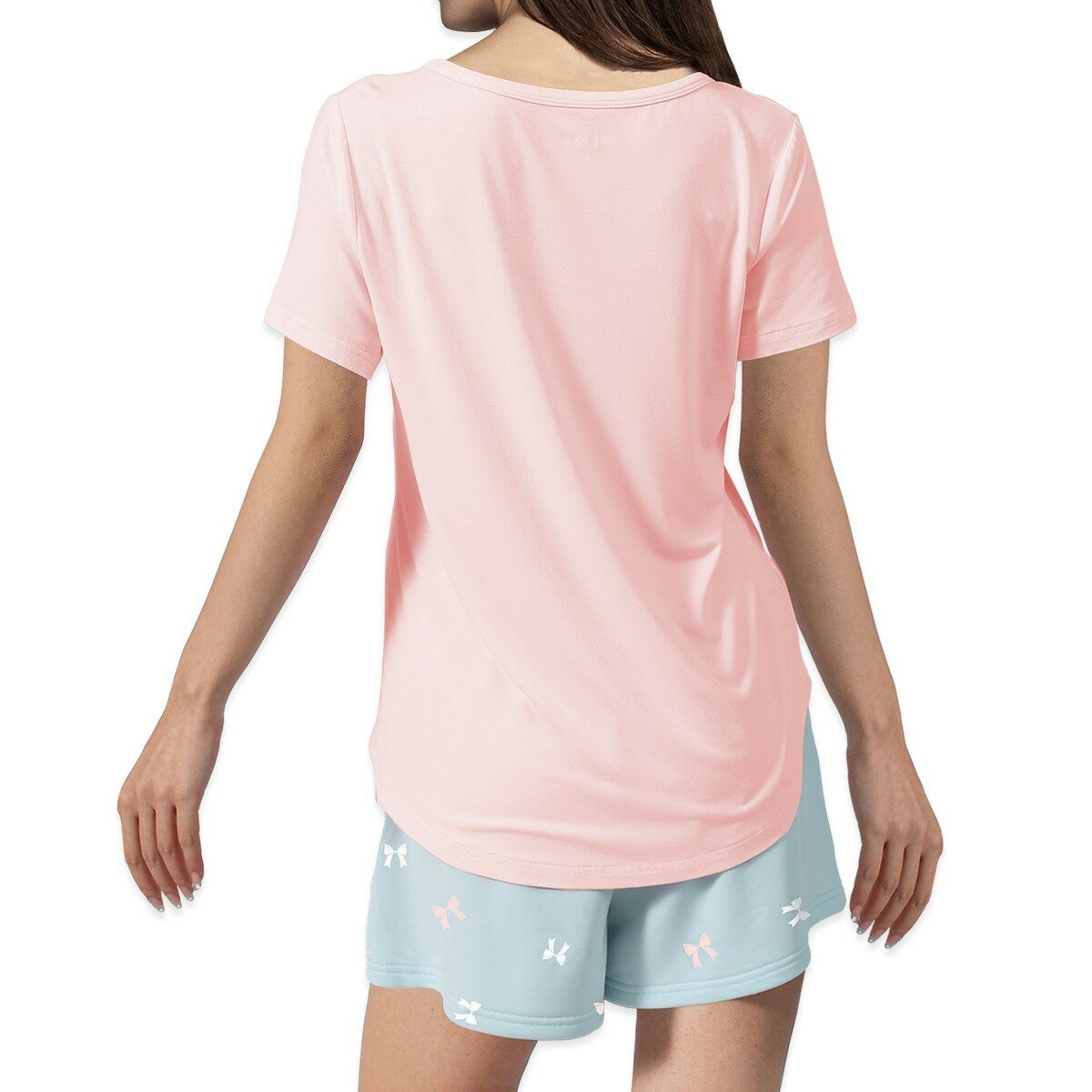 Advent 女短袖睡衣套組 粉