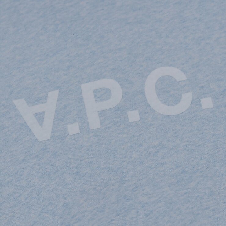 A.P.C. 女純棉長袖上衣 淺藍