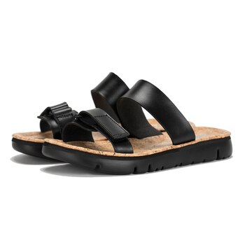 Camper 女軟木底休閒拖鞋 黑 39 Camper 女軟木底休閒拖鞋 黑 39