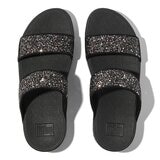FitFlop 女雙寬帶拖鞋 黑 FitFlop 女雙寬帶拖鞋 黑