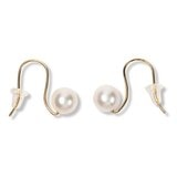 Tokyo Pearl 18K黃K金 7.5公釐 - 8.0公釐 Akoya 珍珠耳環