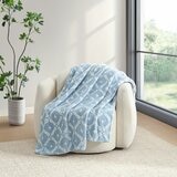 Casual Living 印花柔軟舒適毛毯 152公分 X 177公分 藍