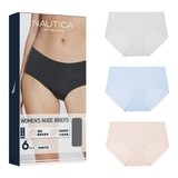 Nautica 女內褲六入組 淺藍+灰+粉 S