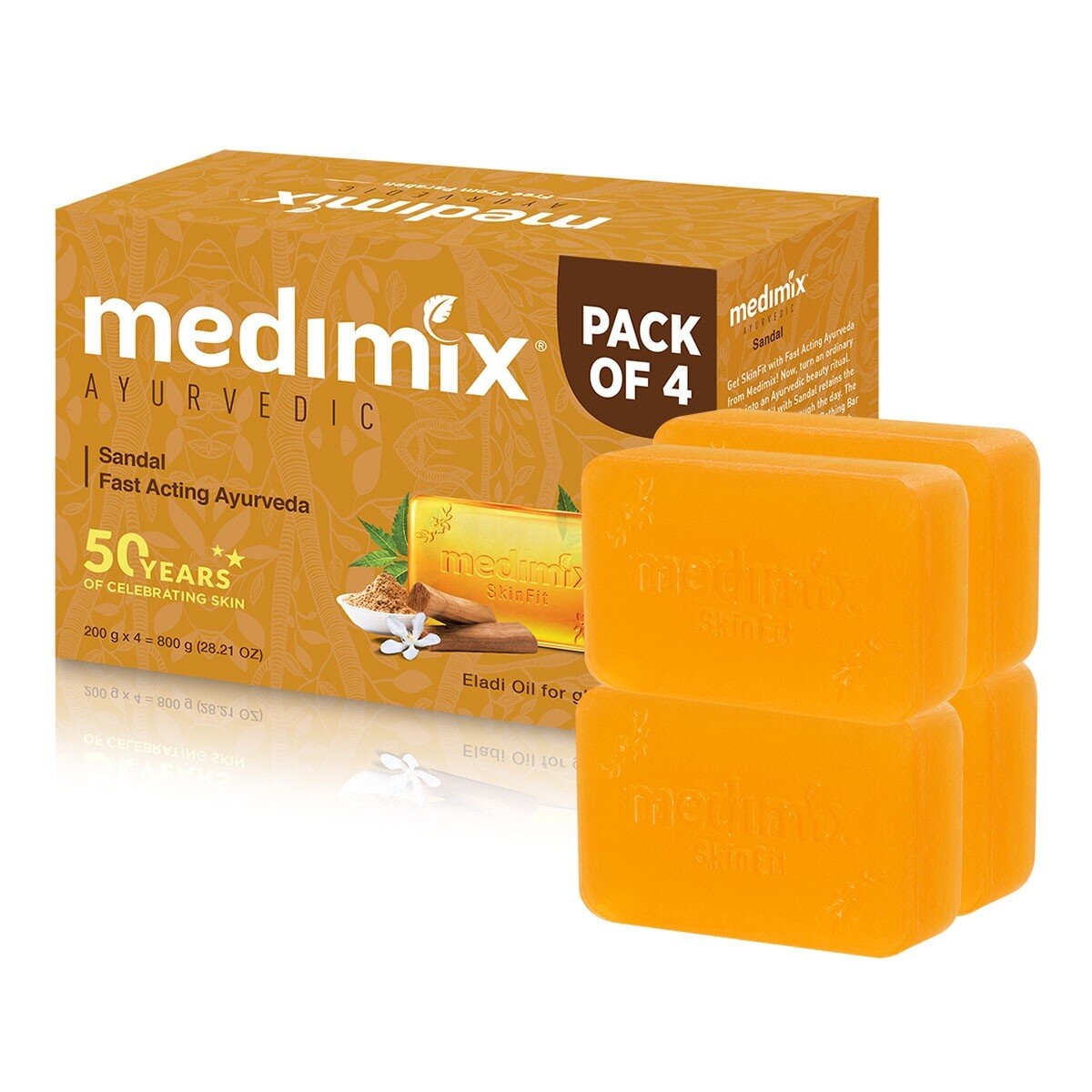 Medimix 印度綠寶石皇室藥草浴美肌皂 (草本/檀香/寶貝) 200公克 X 12入