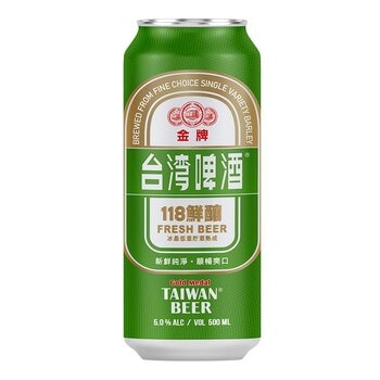 金牌 118天鮮台灣啤酒 500毫升 X 24罐