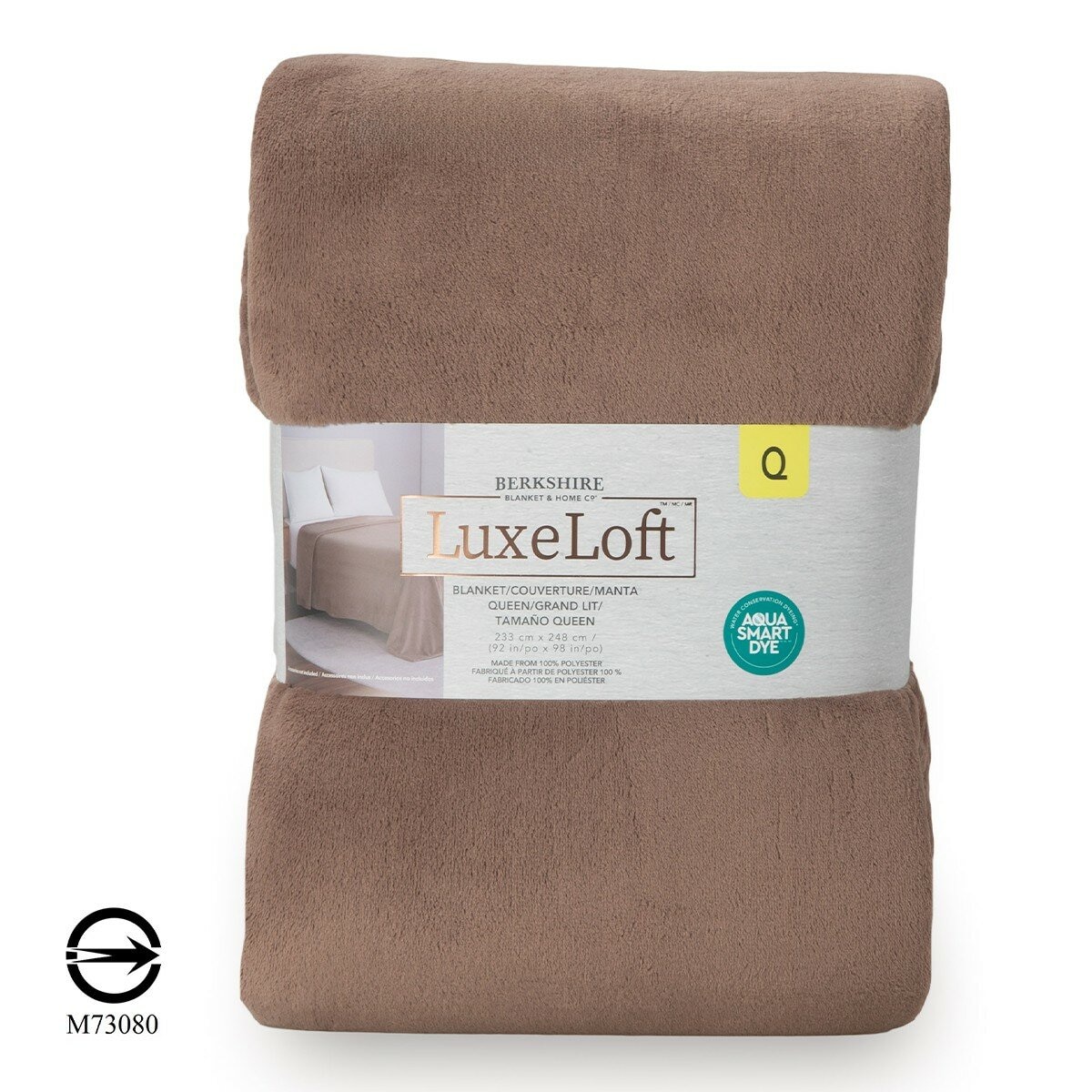 Berkshire 雙人舒適毯 233公分 X 248公分 咖啡