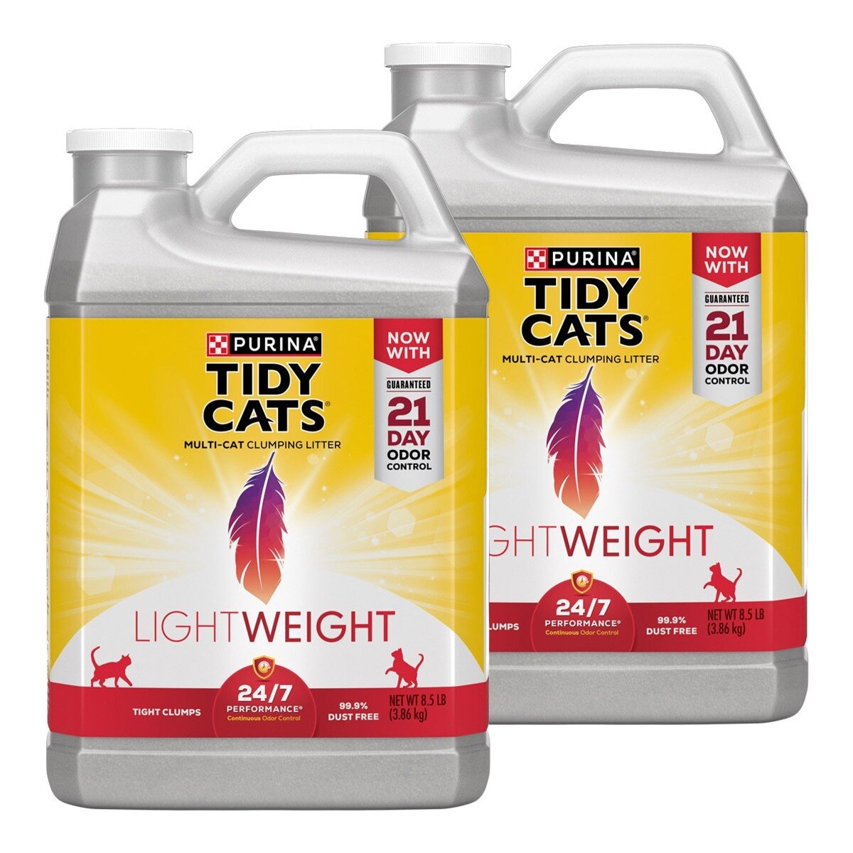 Tidy Cats 超輕量凝結型貓砂 3.86公斤 X 2罐