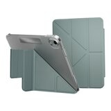 MAGEASY Facet 全方位支架透明背蓋保護套 for 2022 iPad 10 & 2025 iPad A16 深水青