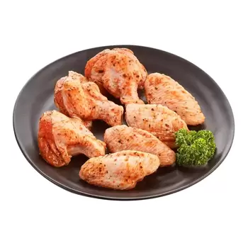 大成 台灣冷凍十三香雞翅2.5公斤與椒麻里肌肉 2.5公斤