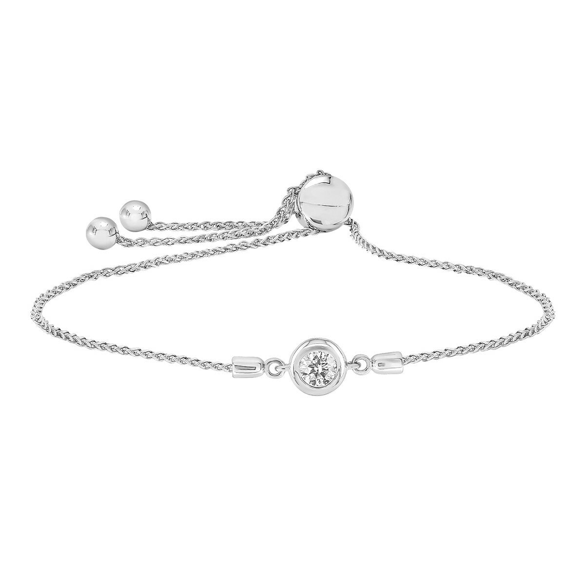 0.23克拉 圓形鑽石手鍊 VS2/I