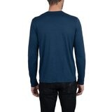 KARBON 男美麗諾羊毛長袖上衣 黑