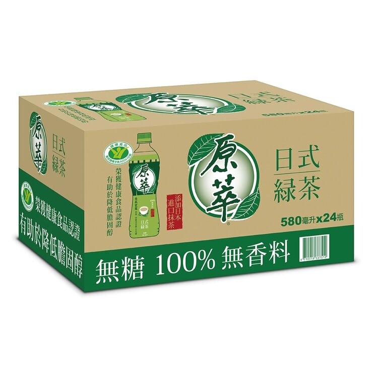 原萃 日式綠茶 580毫升 X 24入