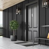 Korhani Studio 條紋地墊 60公分 X 90公分 X 0.7公分 黑