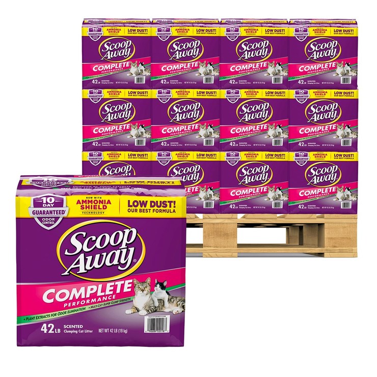 Scoop Away 超凝結貓砂 19公斤 X 48入 Costco 好市多線上購物