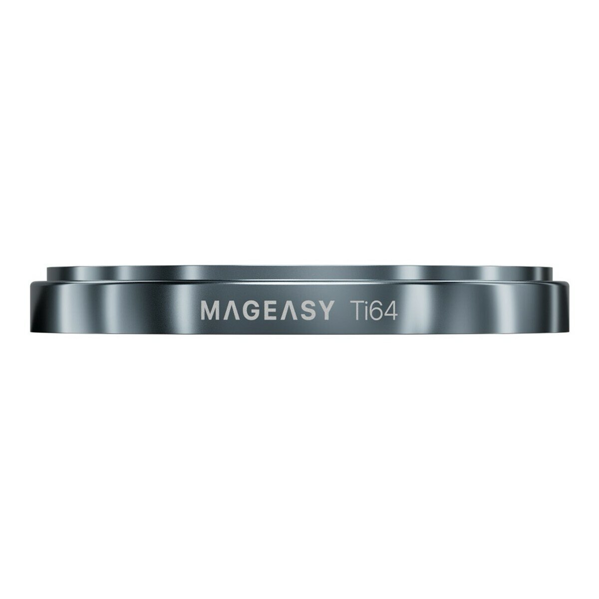 MAGEASY Bright M 不發黃軍規磁吸透明殼 iPhone 17 Pro(迷霧磁圈) + 鏡頭保護貼Lenz鈦合金(迷霧鈦) + Vetro 9H 鋼化玻璃保護膜