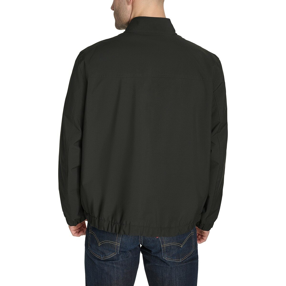 Tommy Hilfiger 男軟殼飛行外套 黑