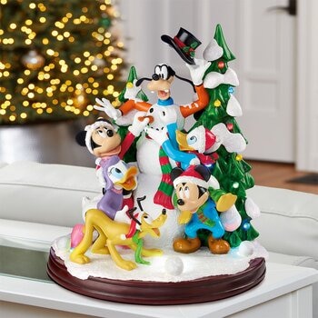 Disney 聖誕堆雪人裝飾