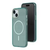 犀牛盾 iPhone 15 Plus JellyTint MagSafe 兼容 半透明有色手機殼 + 9H 抗藍光鋼化玻璃保護貼 憂墨綠