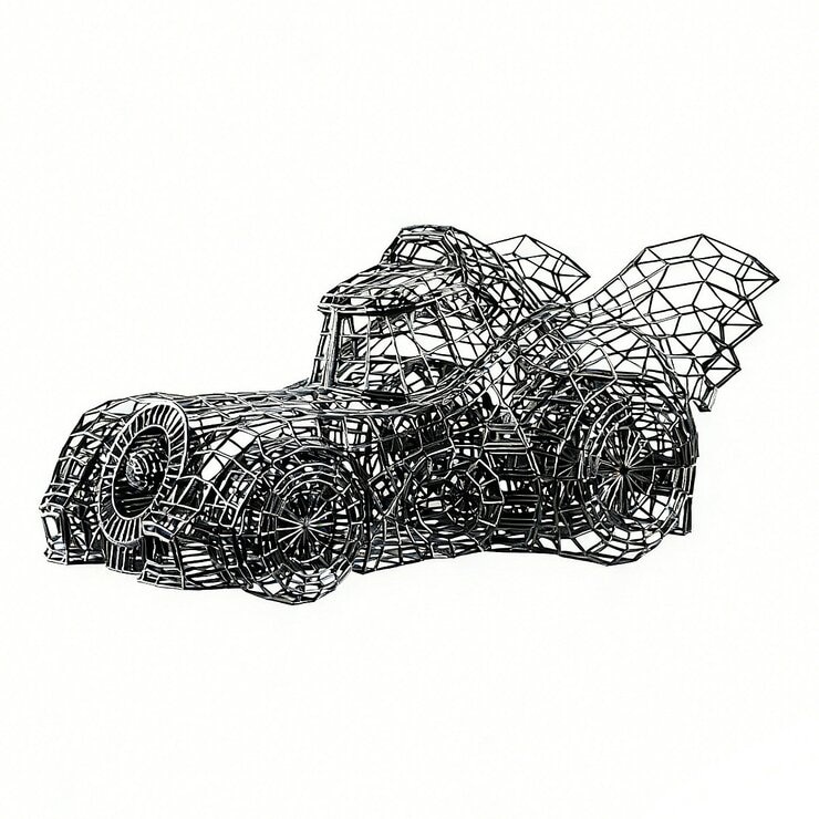 Leblon Batmobile 擺件 58公分 Leblon Batmobile 擺件 58公分