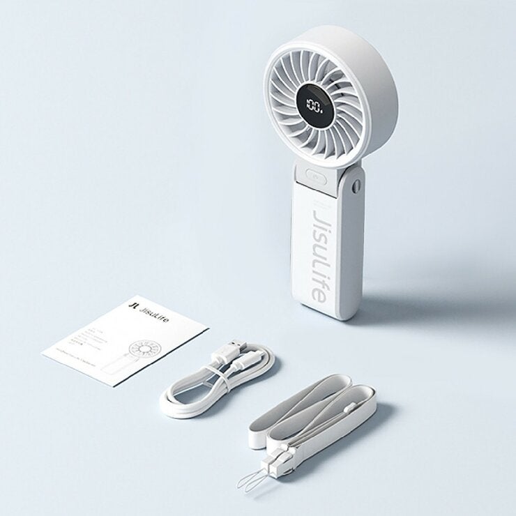JisuLife 折疊式手持高速風扇 Life7 灰 JisuLife 折疊式手持高速風扇 Life7 灰