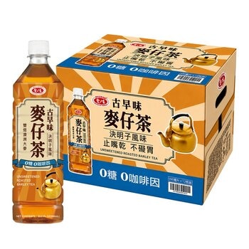 愛之味 古早味麥仔茶 決明子風味 990毫升 X 12入