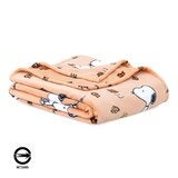 Peanuts 經典卡通舒適毯 152公分 X 177公分 橘 Peanuts 經典卡通舒適毯 152公分 X 177公分 橘
