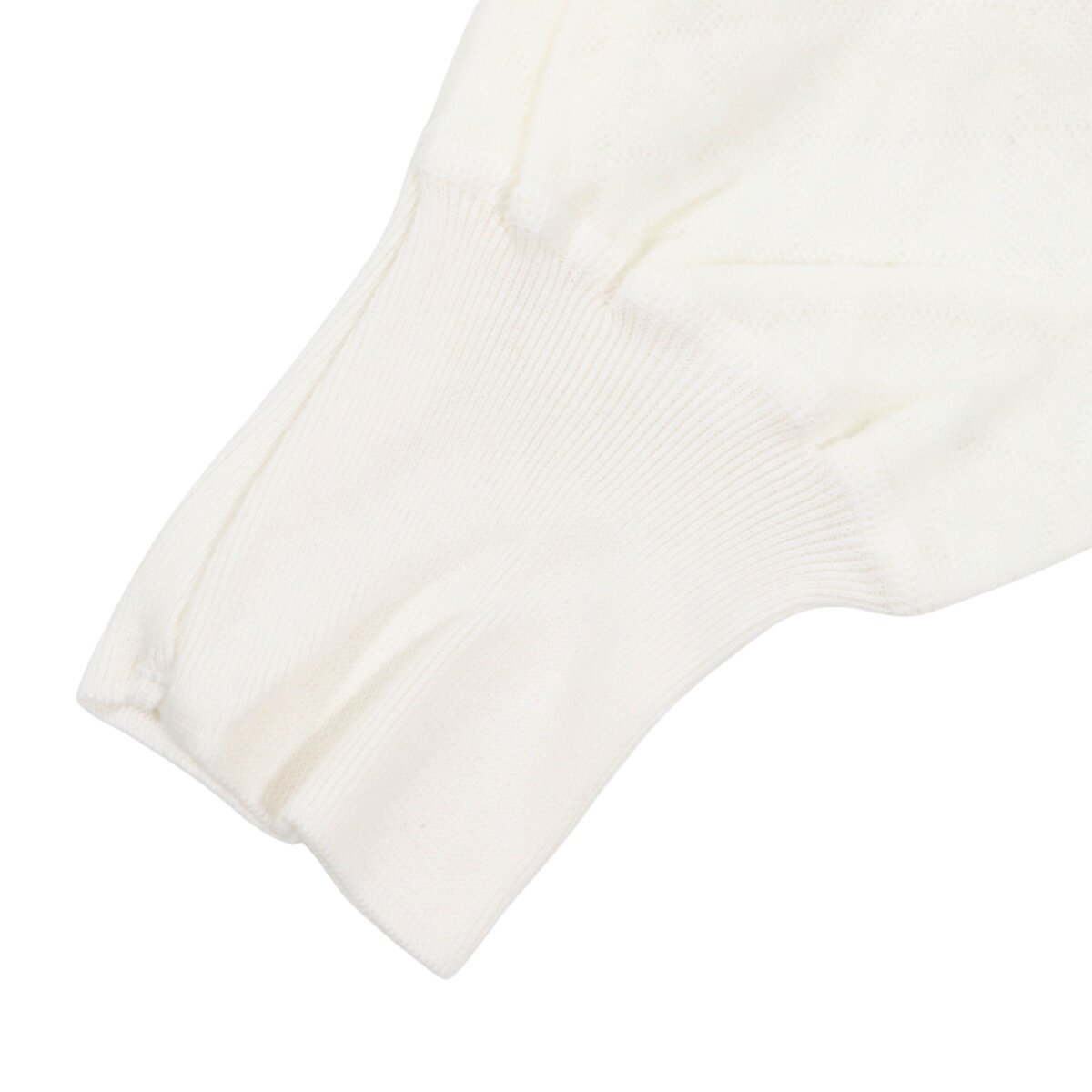 三和 男羊毛內衣褲組 白