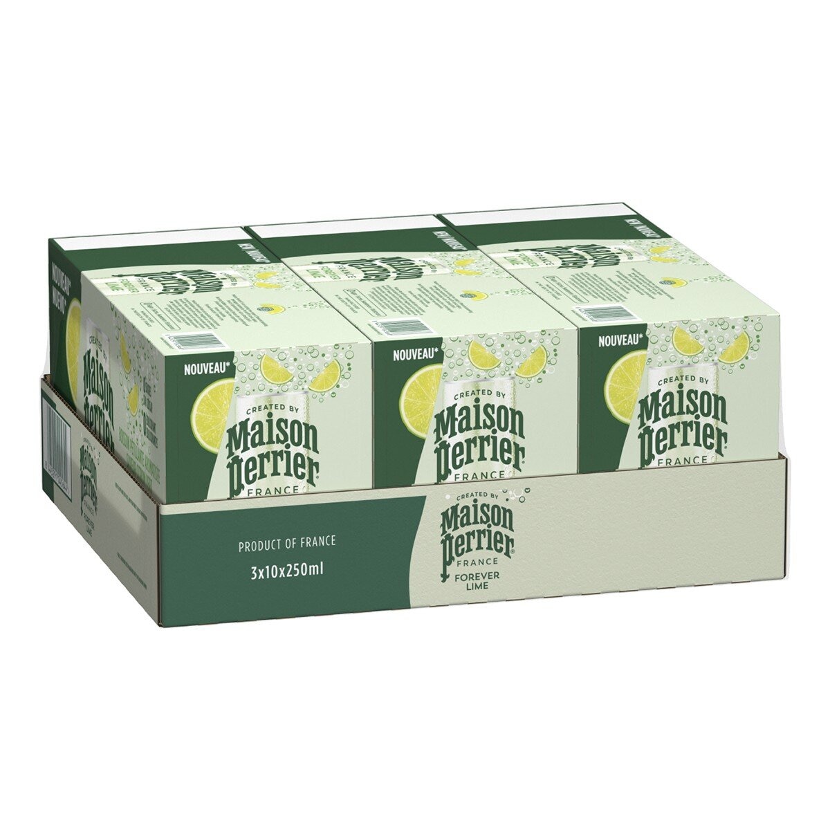 Maison Perrier 沛綠雅 萊姆風味氣泡水 250毫升 X 30入