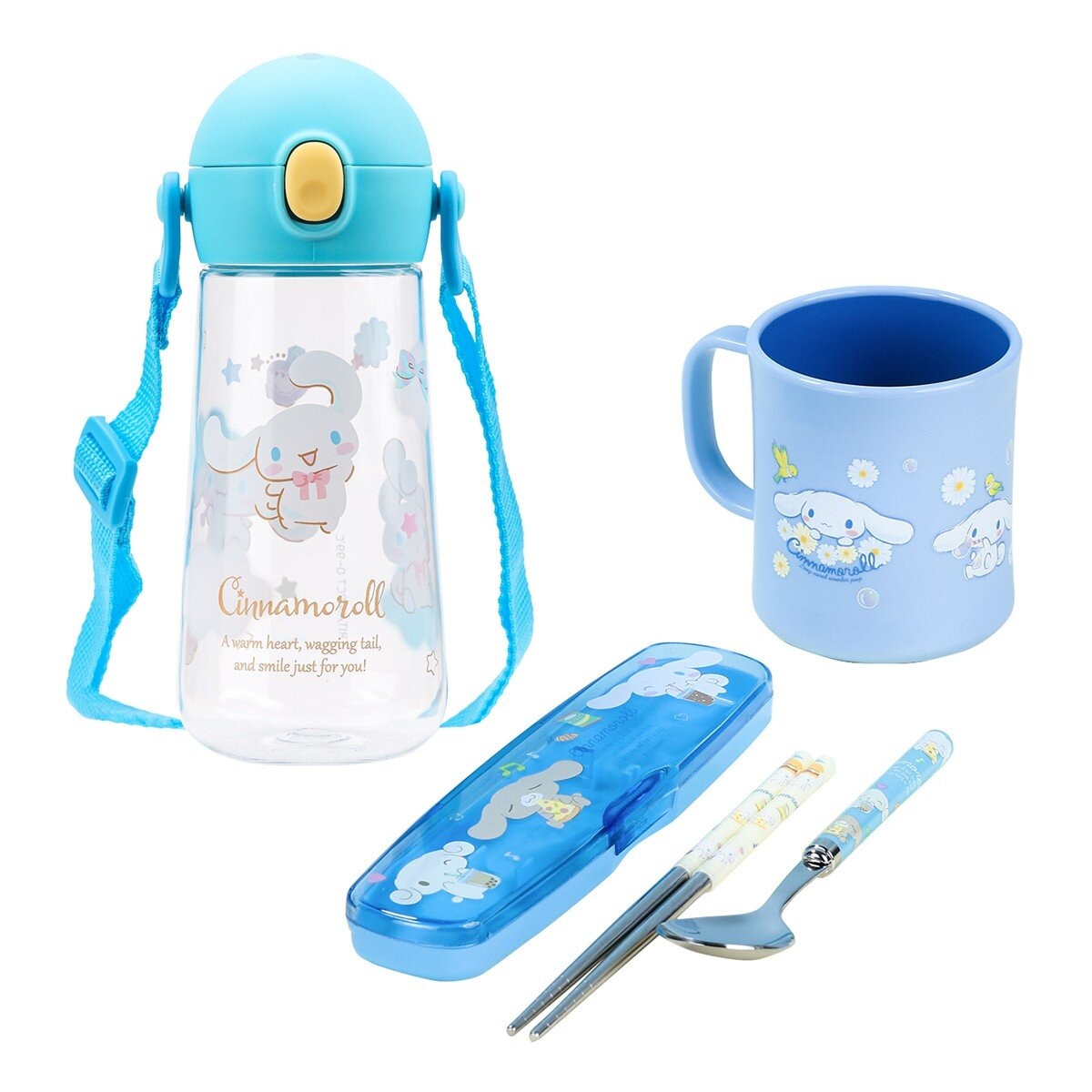 Lilfant 三麗鷗 兒童塑膠水壺餐具組 5 件組