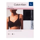 Calvin Klein 女無鋼圈內衣兩入組 L