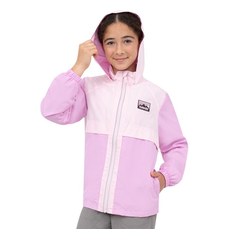 Avalanche 兒童防風外套 粉 XS