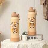 HOUSUXI 舒希 迪士尼 不鏽鋼保冷保溫瓶 1.2公升 X 2件組 奇奇蒂蒂