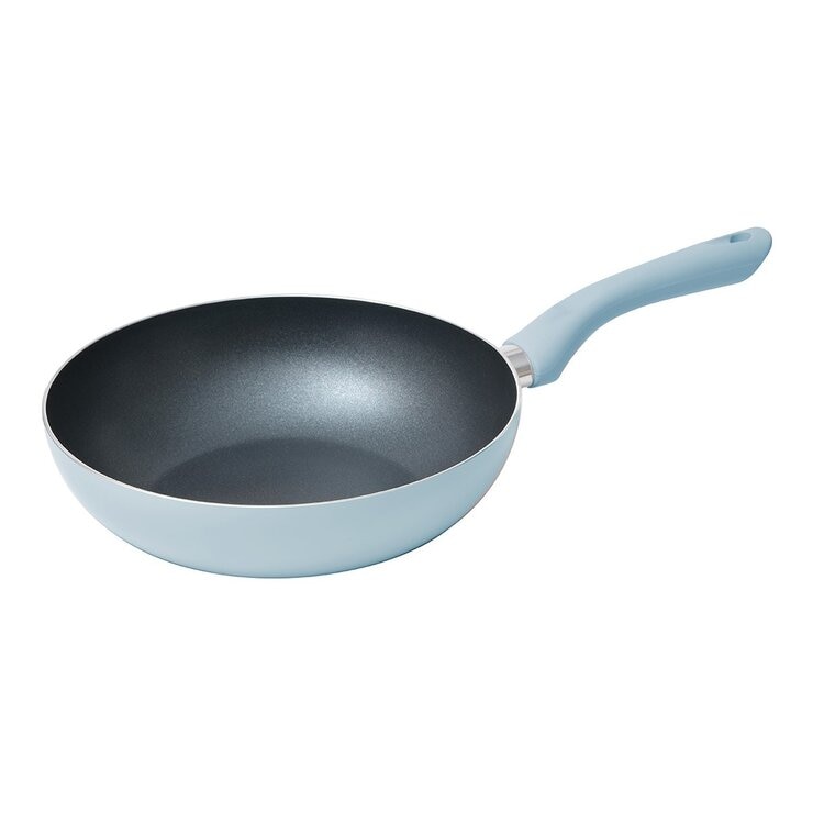 樂扣樂扣 霧感莫蘭迪IH不沾單柄鍋 2件組 20公分平煎鍋 + 28公分炒鍋