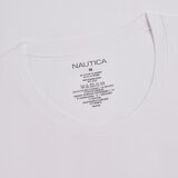 Nautica 男圓領短袖T恤三入組 白色/灰色組 L