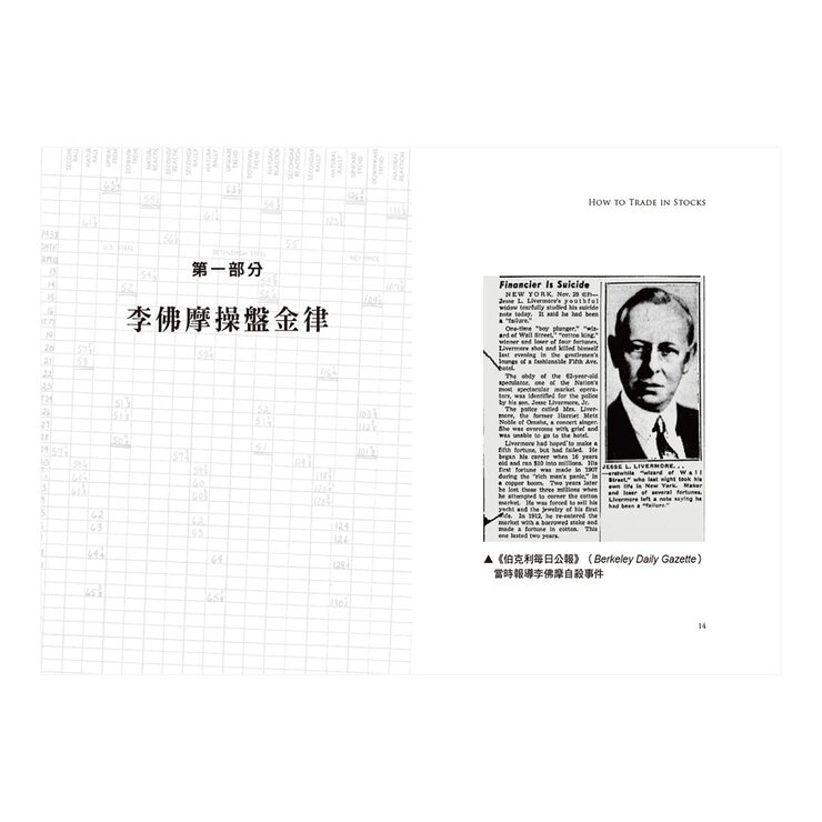 正宗 傑西‧李佛摩股市獲利心法【史上最強股票作手Win-Win套書】：《股票作手回憶錄》＋《李佛摩股市操盤術》