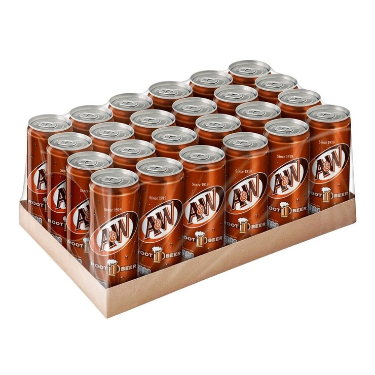 A&W 沙士汽水 325毫升 X 24入
