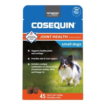 NUTRAMAX 萃麥思 COSEQUIN MINIS 關健適小肉塊 犬用 X 45粒