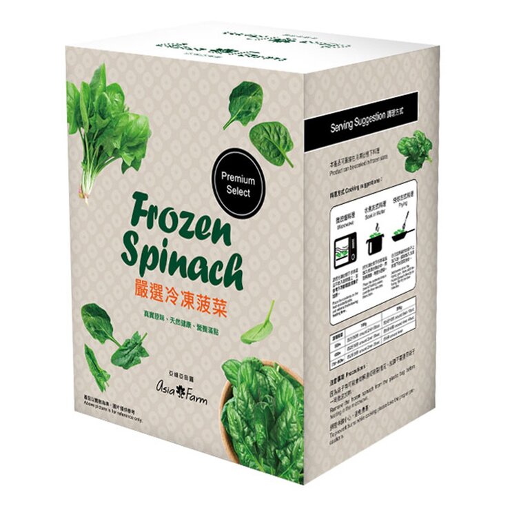 亞細亞田園 冷凍菠菜 500公克 X 6包