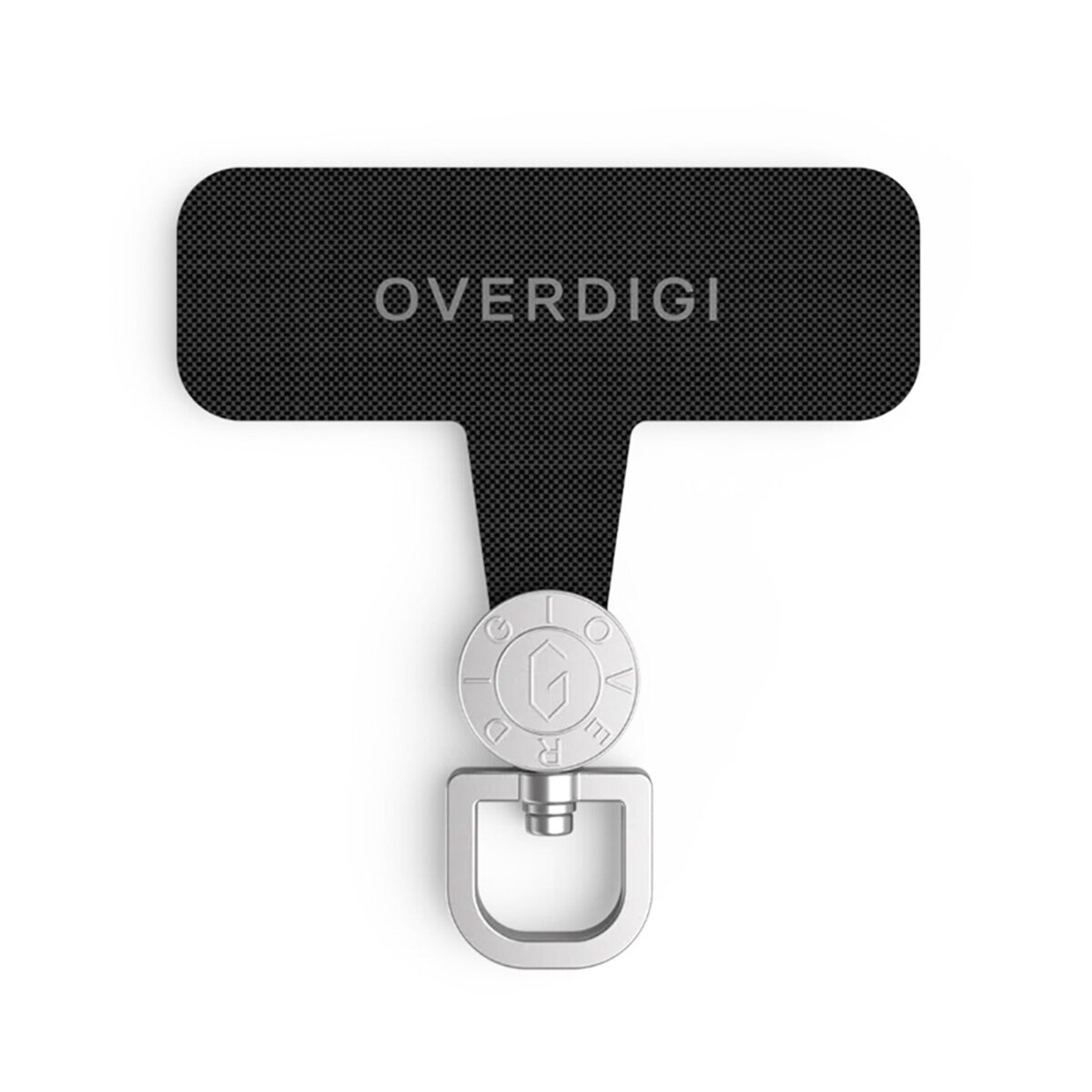 OVERDIGI Handy 多彩快拆手機掛繩+ 360 旋轉掛繩墊片組 棕+黑