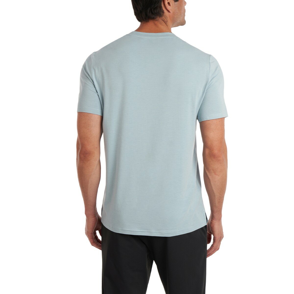 RVCA 男Logo短袖運動上衣 淺藍 RVCA 男Logo短袖運動上衣 淺藍