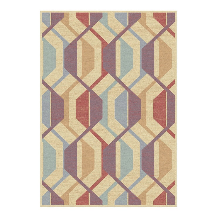 波普輕柔現代比利時進口絲質地毯 160公分 X 230公分