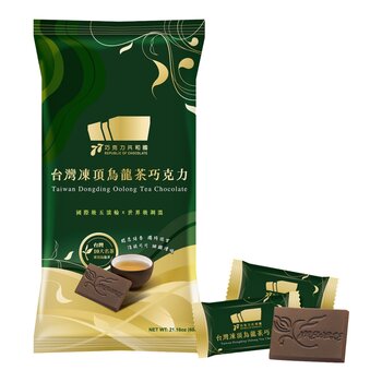 77巧克力共和國 台灣凍頂烏龍茶巧克力 600公克