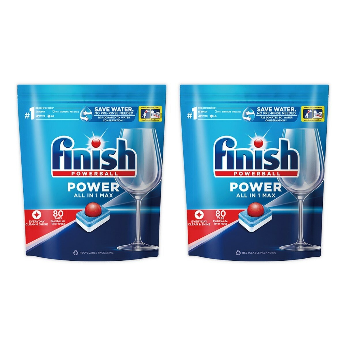 亮碟 經典洗碗塊 80顆 X 2入組