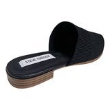 Steve Madden 女針織拖鞋 黑