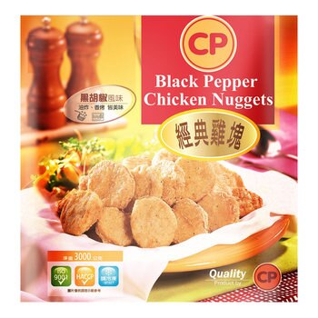 CP 卜蜂冷凍黑胡椒經典雞塊 3KG CP 卜蜂冷凍黑胡椒經典雞塊 3KG