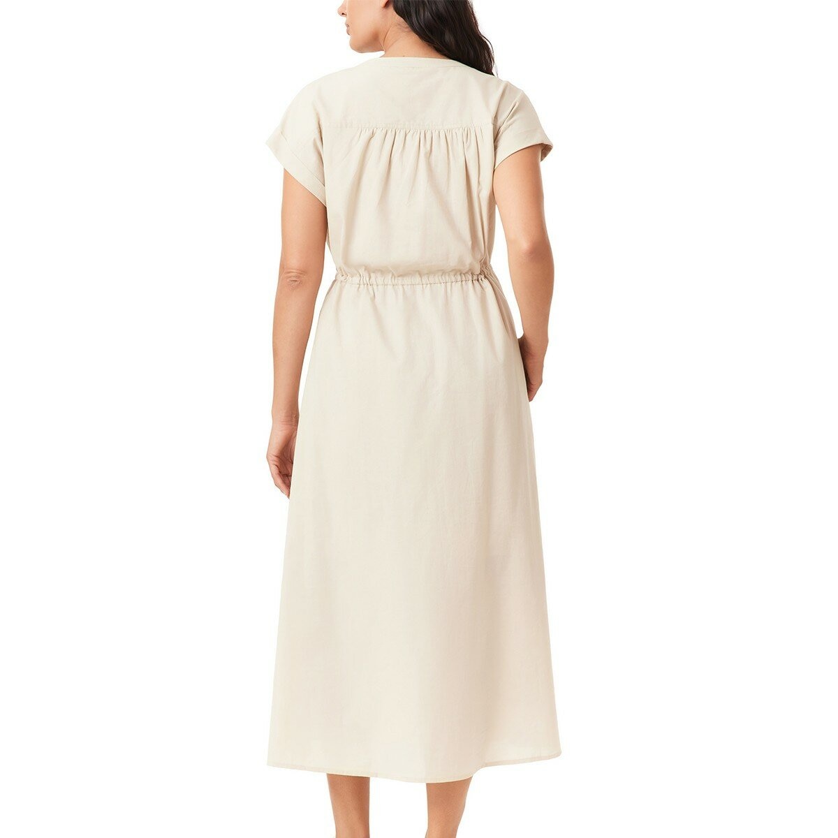 Scotch & Soda 女無袖連身洋裝 米白