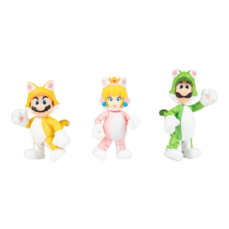 Super Mario 4吋公仔 3入組 變裝款 / 3歲以上